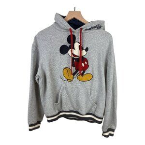 Walt DisneyWorld Official Mickey Mouse Loop Embroidered Hoodie Sweatshirt Size S